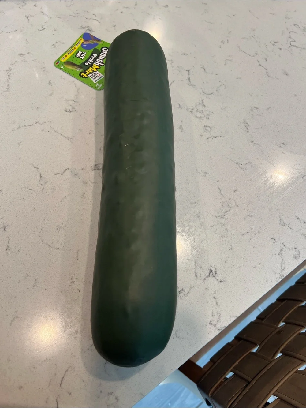 NWT SmushMart Pickle Squishy - Green